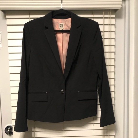 anne klein black jacket